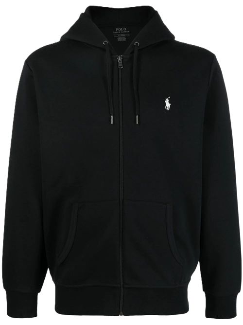 RALPH LAUREN Felpa cappuccio Polo Ralph Lauren | 710-888282-001DOUBLE POLO BLACK